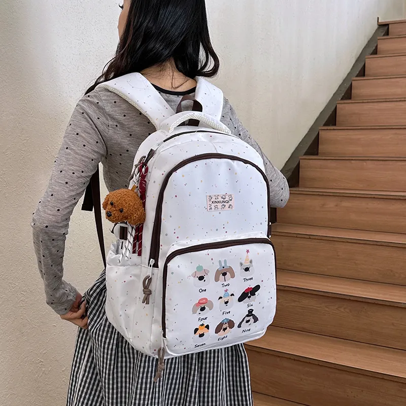 WXRX Nylon Backpack Women's Multicolor-17