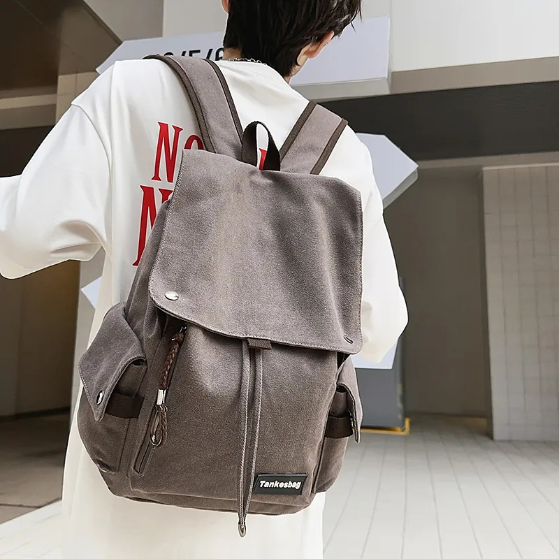 WXRX Canvas Backpack Unisex Multicolor-15