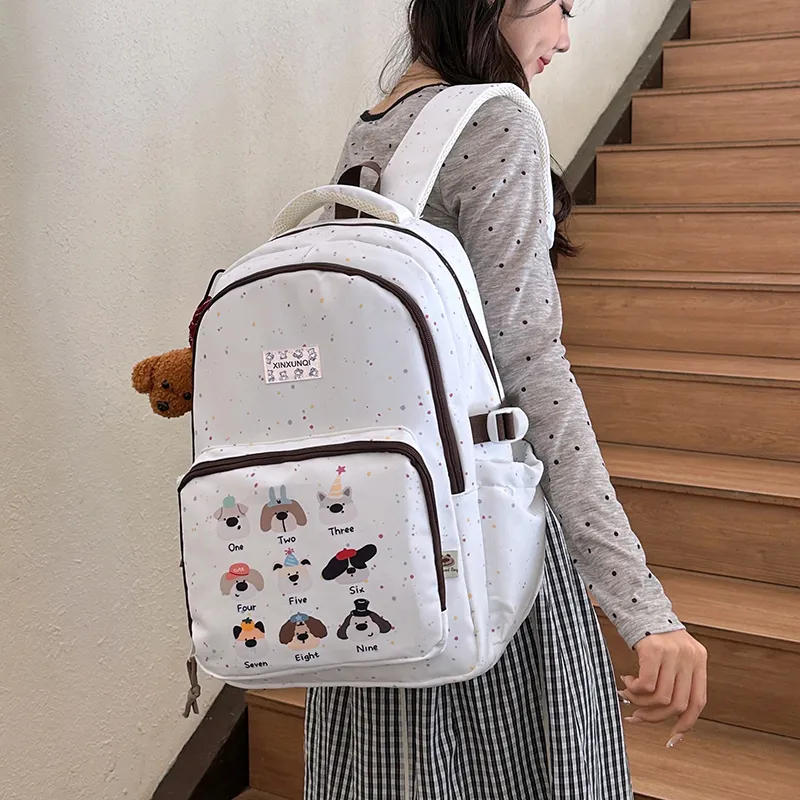 WXRX Nylon Backpack Women's Multicolor-15