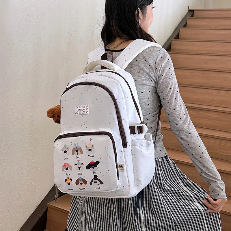 WXRX Nylon Backpack Women's Multicolor-16