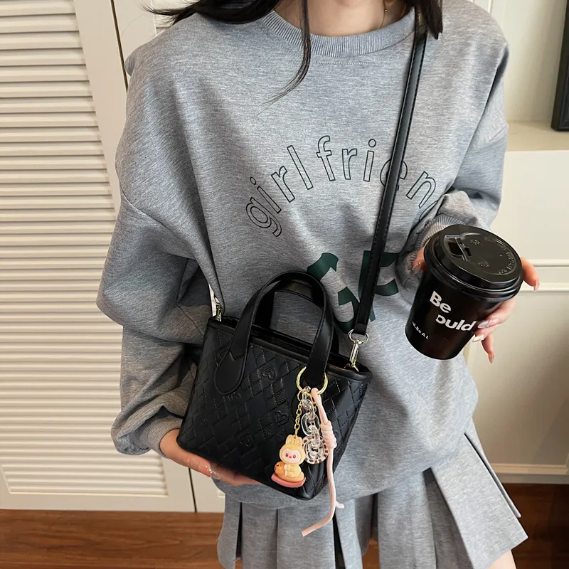WXRX PU Bucket Bag, One Shoulder Handbag Women's Multicolor-17