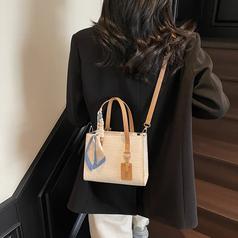 WXRX Pu One Shoulder Handbag Women's Multicolor-4