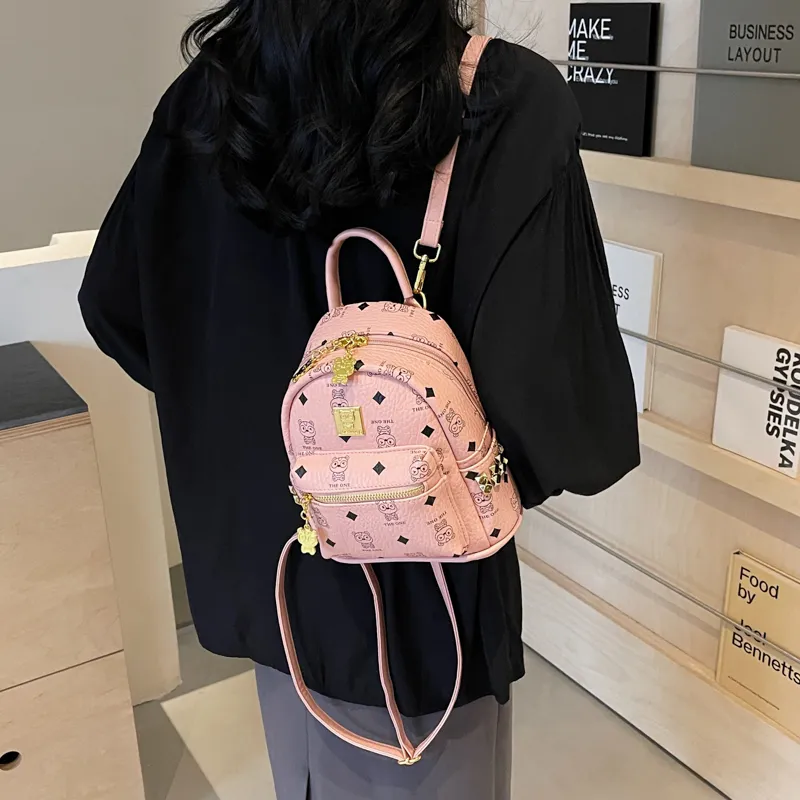 WXRX PU Backpack Regular Women's Multicolor-11