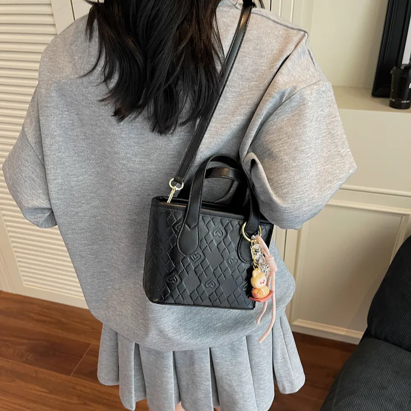WXRX PU Bucket Bag, One Shoulder Handbag Women's Multicolor-13