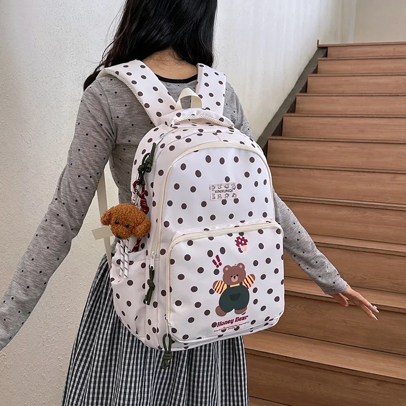 WXRX Nylon Backpack Women's Multicolor-4