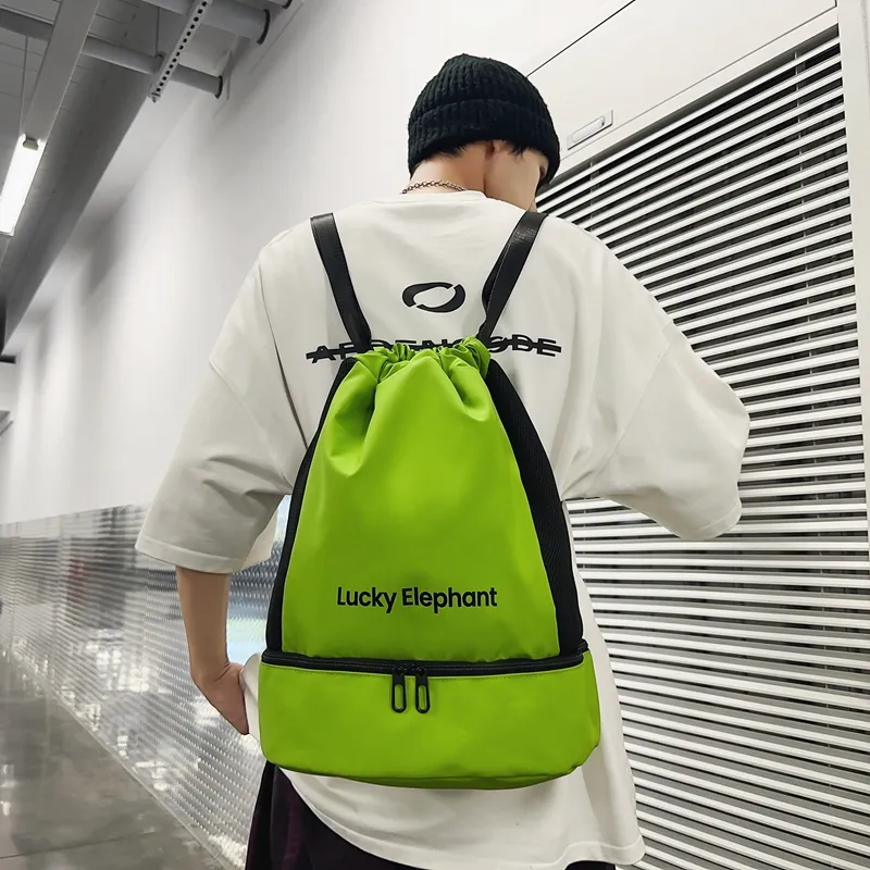 WXRX Membrana Dermalis Backpack Unisex Pink/Green-5