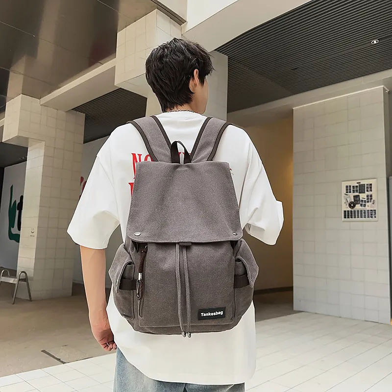 WXRX Canvas Backpack Unisex Multicolor-13