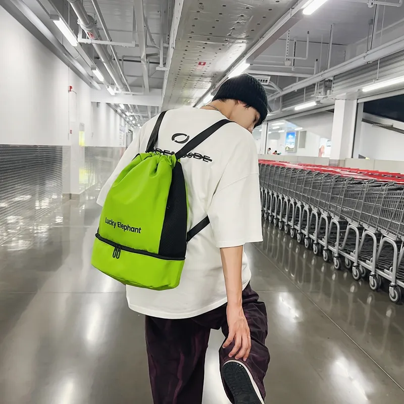 WXRX Membrana Dermalis Backpack Unisex Pink/Green-2
