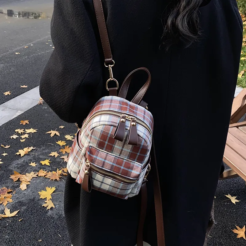 WXRX Pu Backpack Women's Multicolor-4
