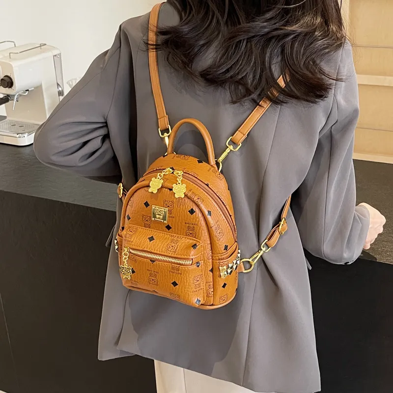 WXRX PU Backpack Regular Women's Multicolor-14
