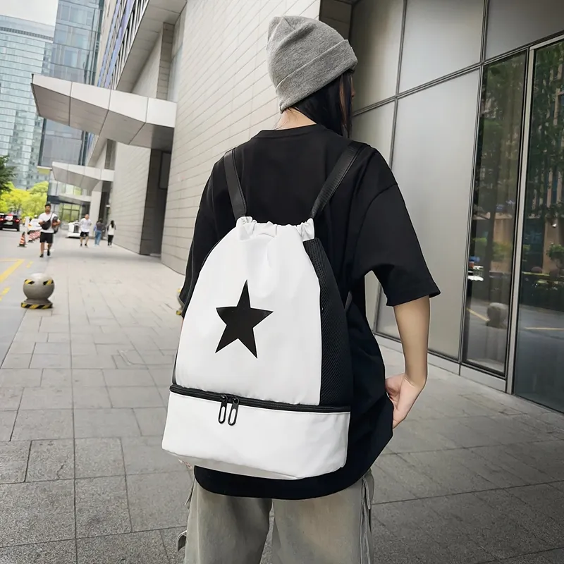 WXRX Membrana Dermalis Backpack Unisex White/Black/Green/Pink-3