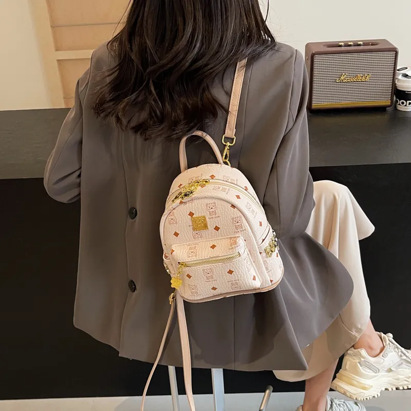 WXRX PU Backpack Regular Women's Multicolor-1