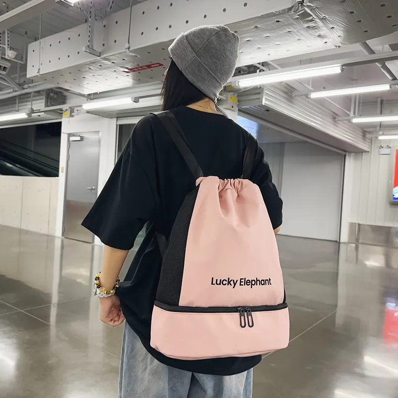 WXRX Membrana Dermalis Backpack Unisex Pink/Green-10