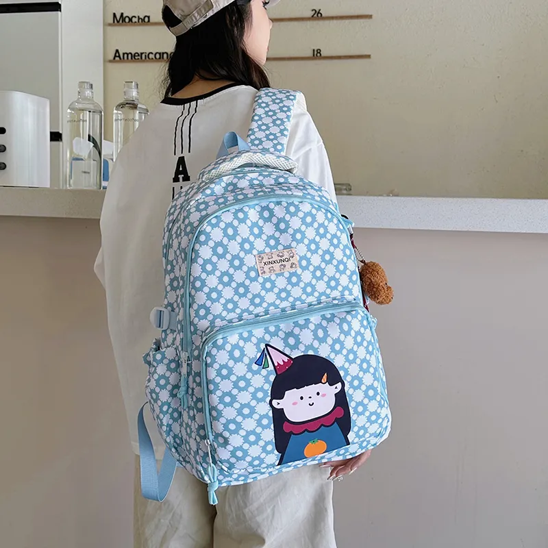 WXRX Nylon Backpack Women's Multicolor-27