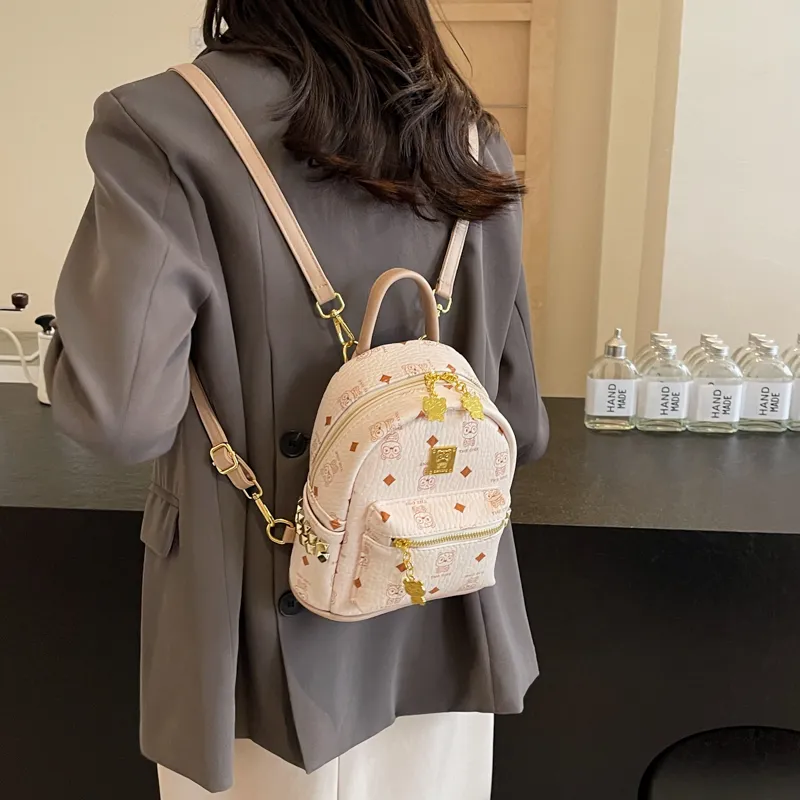 WXRX PU Backpack Regular Women's Multicolor-3