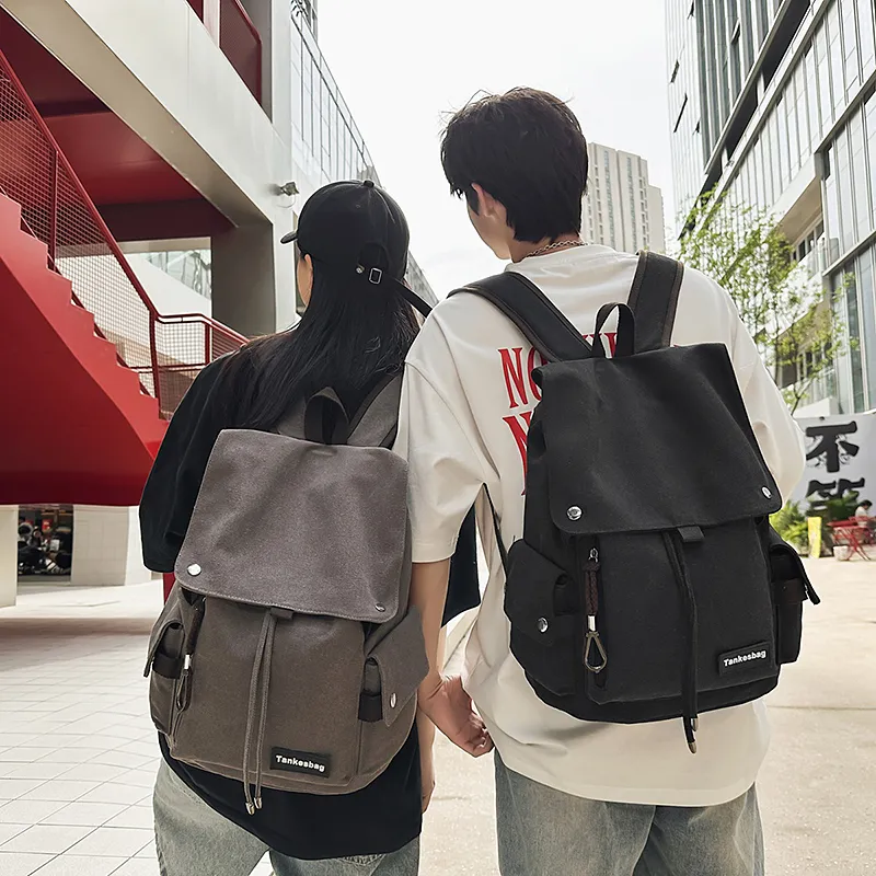 WXRX Canvas Backpack Unisex Multicolor-10