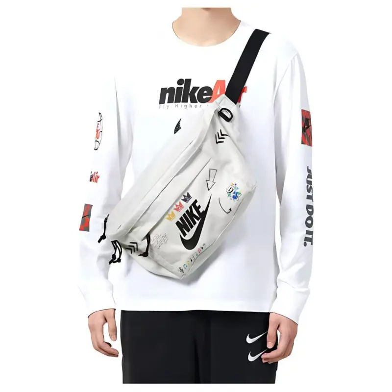 Nike Fabric Fanny Pack Regular Unisex Light Bone-3