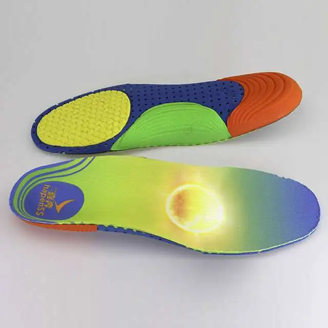 HAPENSS Soft Moisture Wicking Breathable Odor Resistant Comfortable Antibacterial Healthy Insoles Men's-4