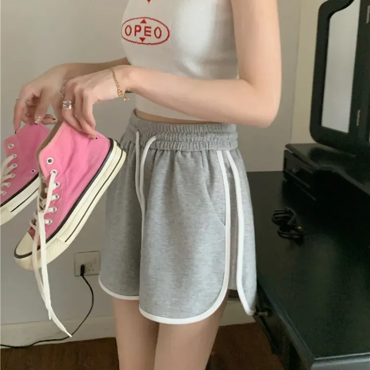Giyu Casual Shorts Women's Gray-5