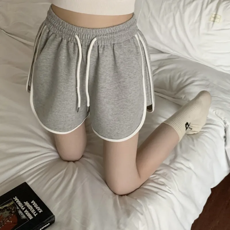 Giyu Casual Shorts Women's Gray-3