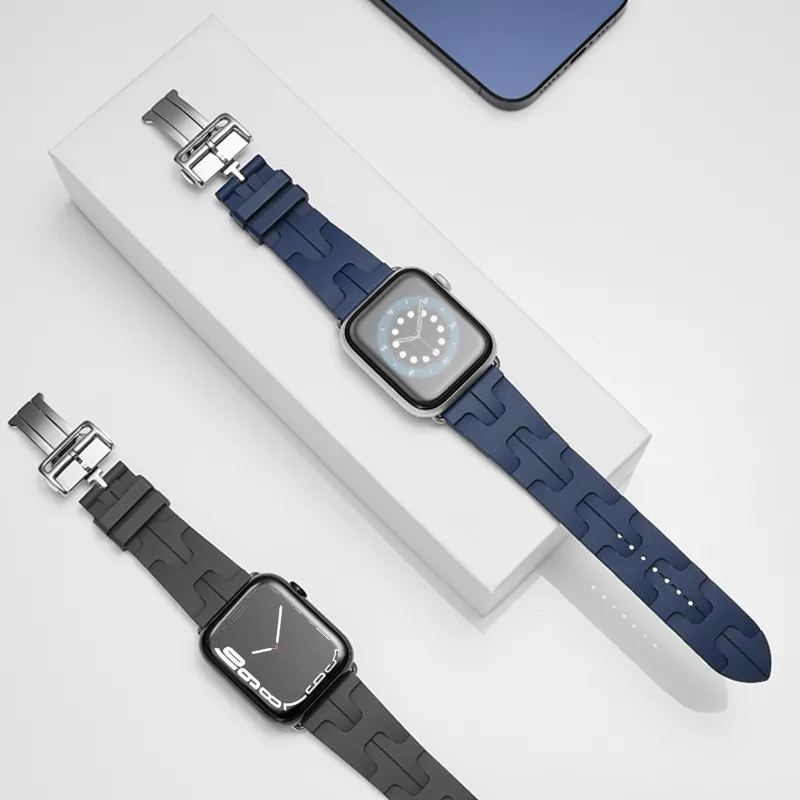 IStrap Apple Compatibility Watch Band 130+62mm Fluoroelastomer Material-1