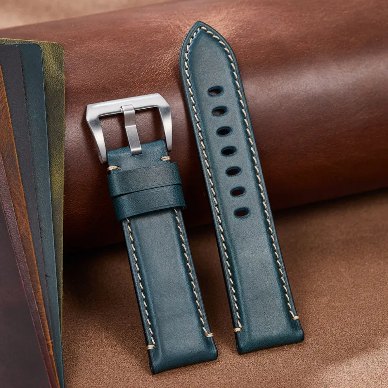 IStrap All Compatibility Watch Band 22/24mm Genuine Leather Material-7
