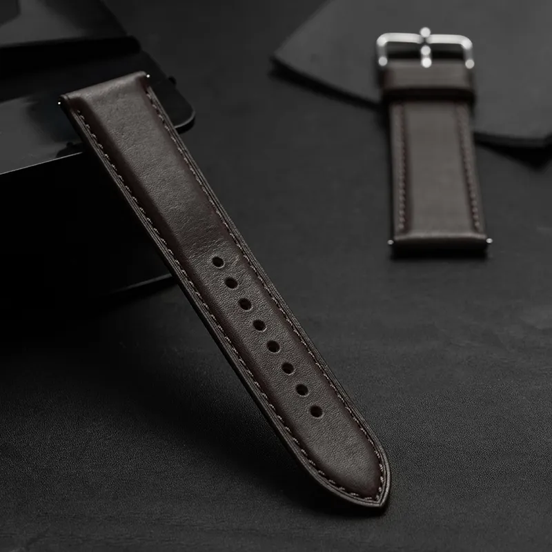 IStrap Huawei Compatibility Watch Band Cowhide Leather Material-8