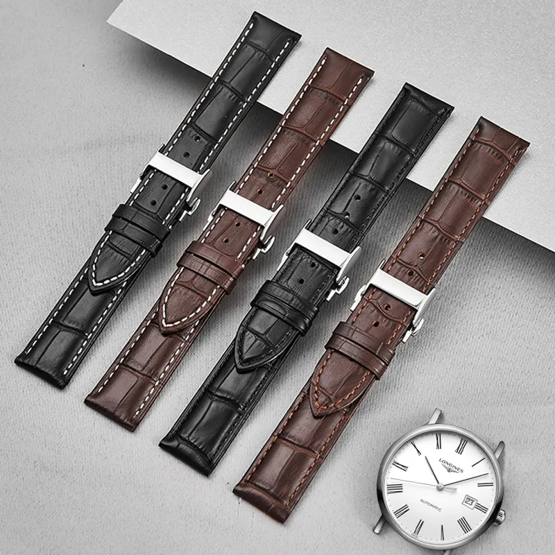 IStrap Longines Compatibility Watch Band 125+75mm Cowhide Leather Material-1
