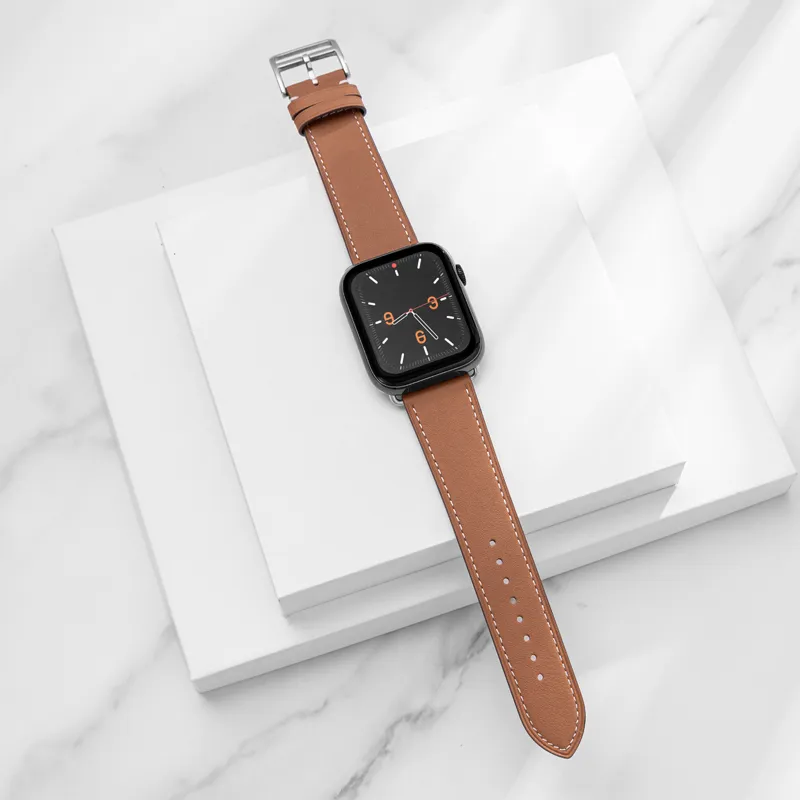 IStrap Apple Compatibility Watch Band Cowhide Leather Material-5