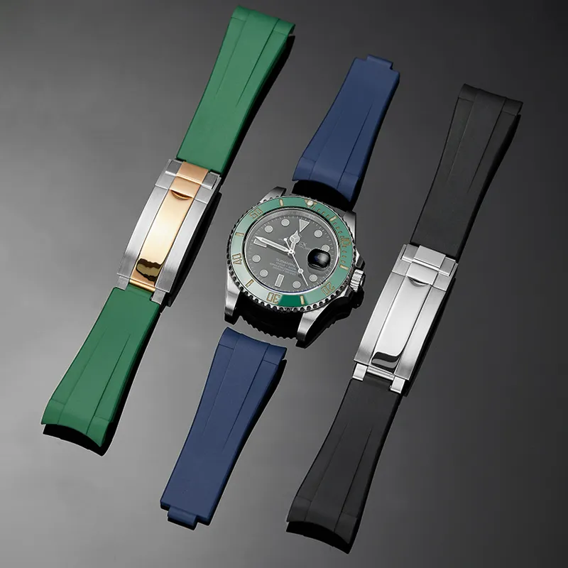 IStrap Rolex Compatibility Watch Band 20mm Rubber Material-6
