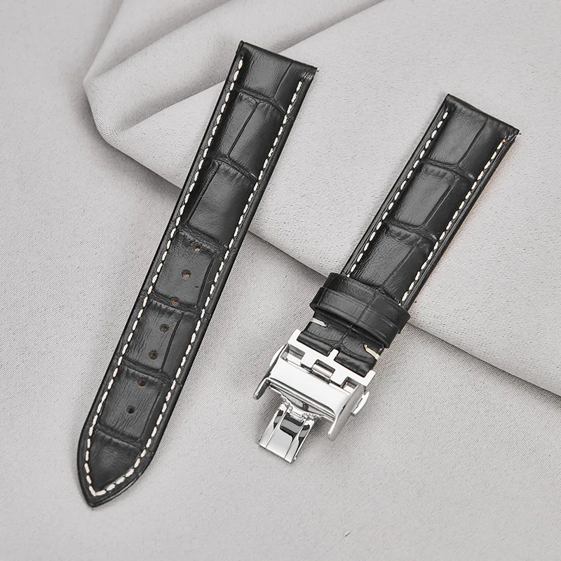 IStrap Longines Compatibility Watch Band 125+75mm Cowhide Leather Material-4