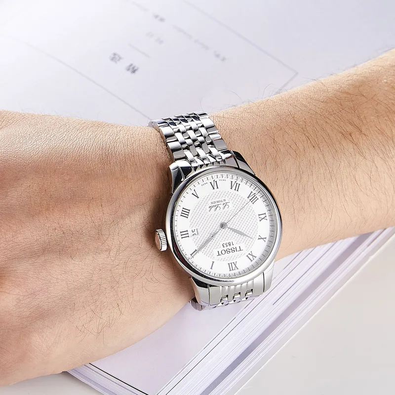 IStrap Tissot Compatibility Watch Band 19mm Stainless Steel Material-4