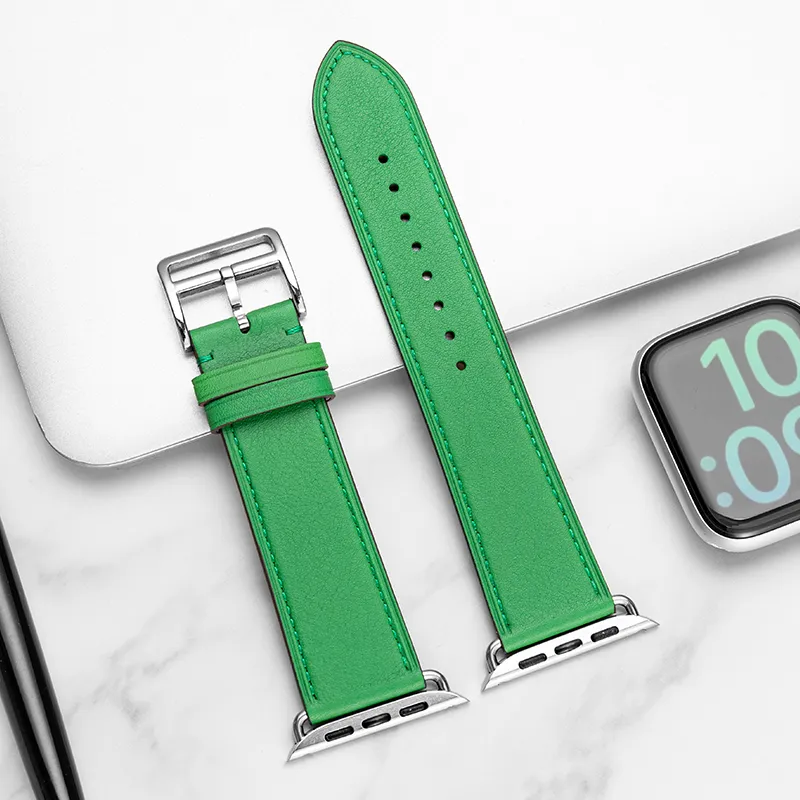 IStrap Apple Compatibility Watch Band Cowhide Leather Material-31