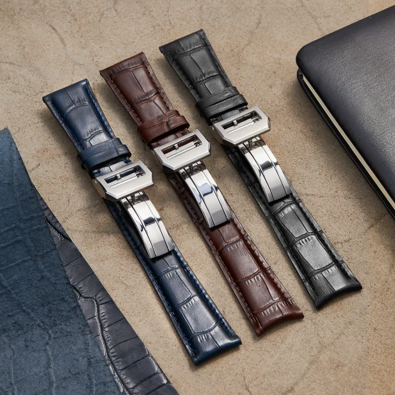 IStrap Global Compatibility Watch Band 20/22mm Cowhide Leather Material-21