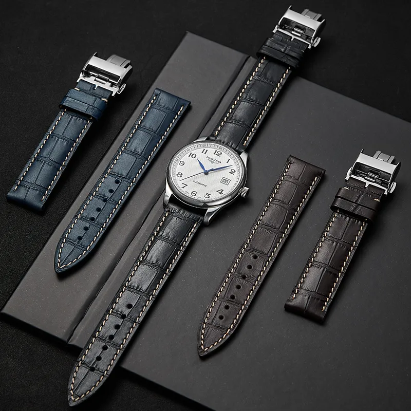 IStrap Longines Compatibility Watch Band 19/20/21mm Genuine Leather Material-18