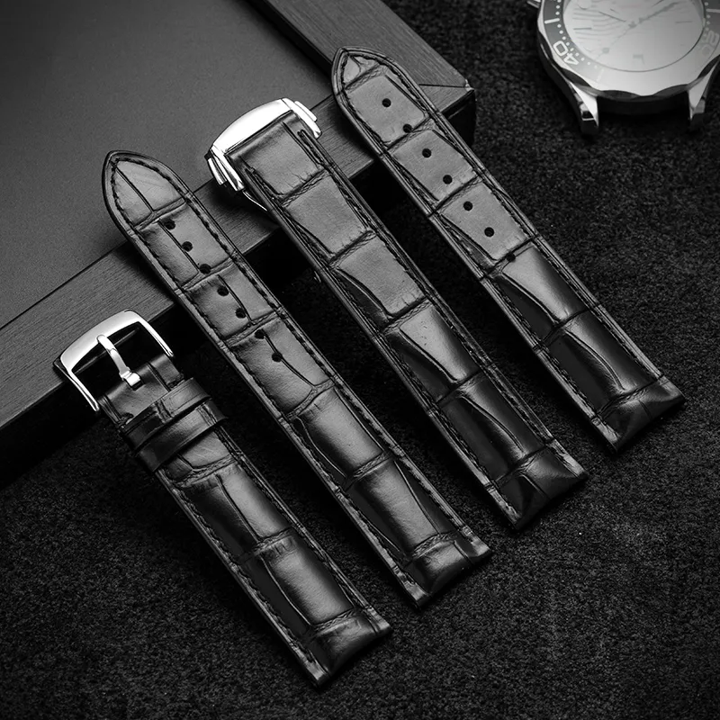 IStrap Omega Compatibility Watch Band Cowhide Leather Material-9