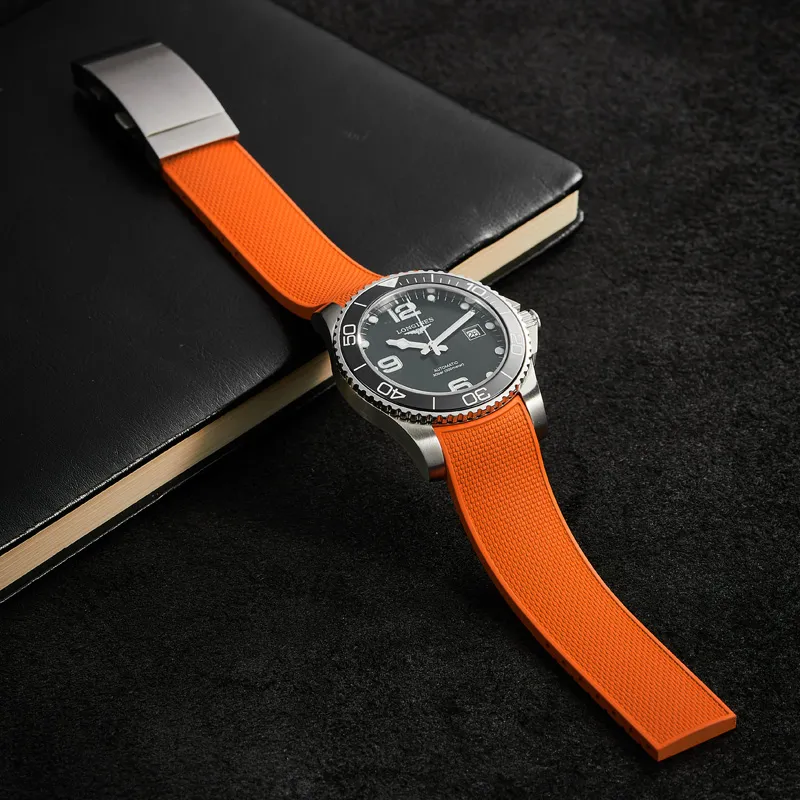 IStrap Longines Compatibility Watch Band 21mm Fluoroelastomer Material-17