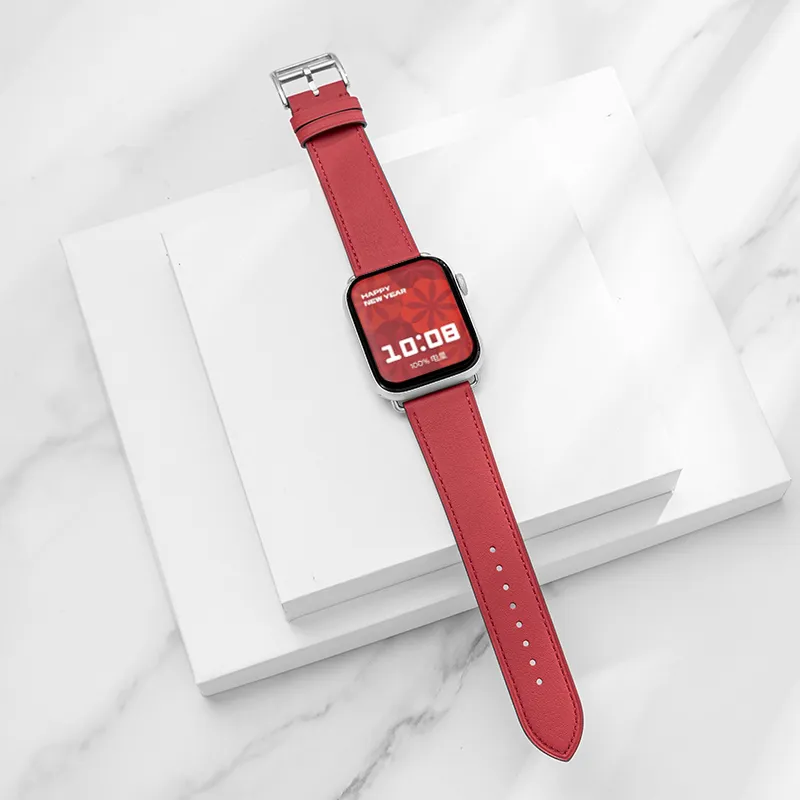 IStrap Apple Compatibility Watch Band Cowhide Leather Material-21