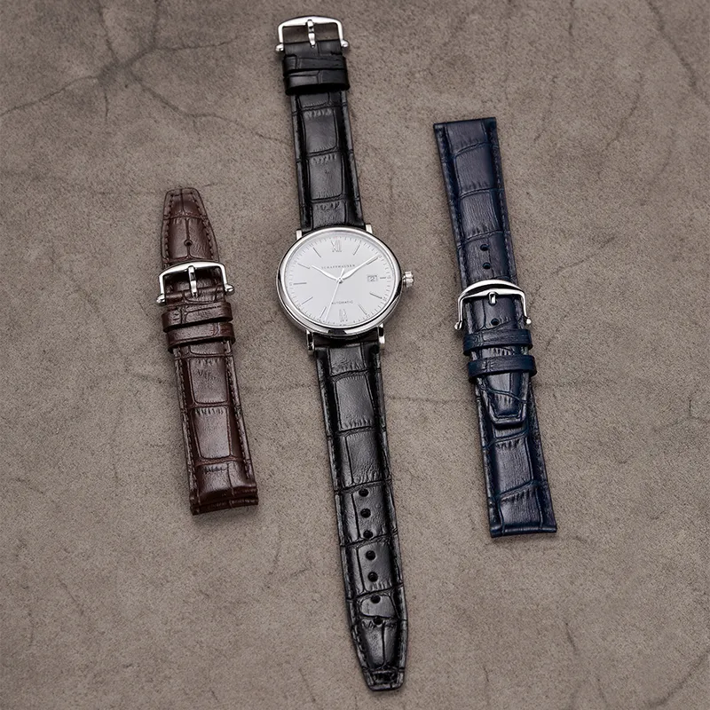IStrap Global Compatibility Watch Band 20/22mm Cowhide Leather Material-1