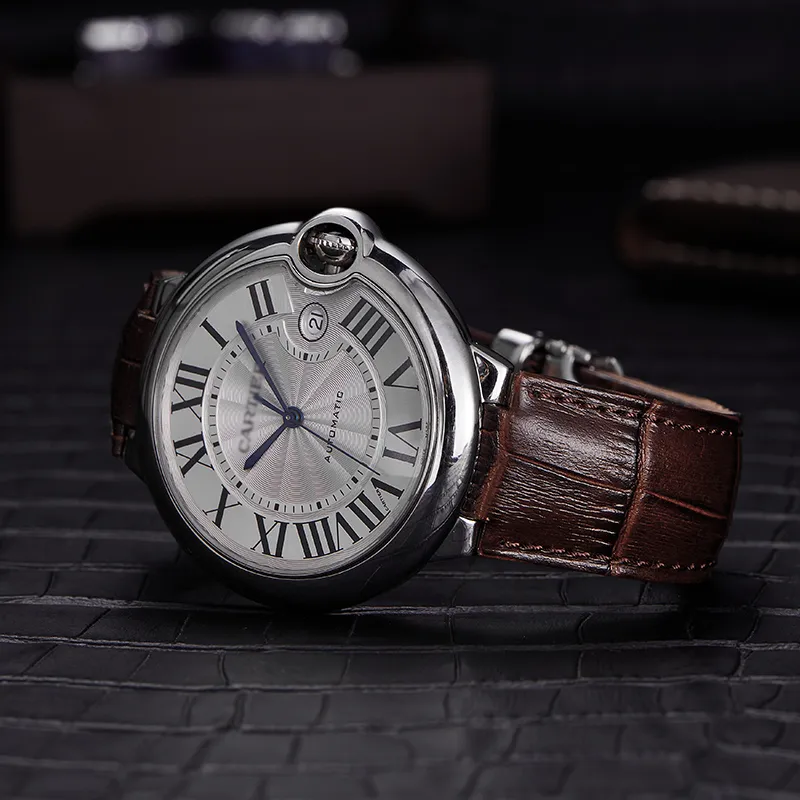 IStrap Cartier Blue Balloon Compatibility Watch Band Compatibility 28/33/36/42mm Watch Dial Genuine Leather Material-5