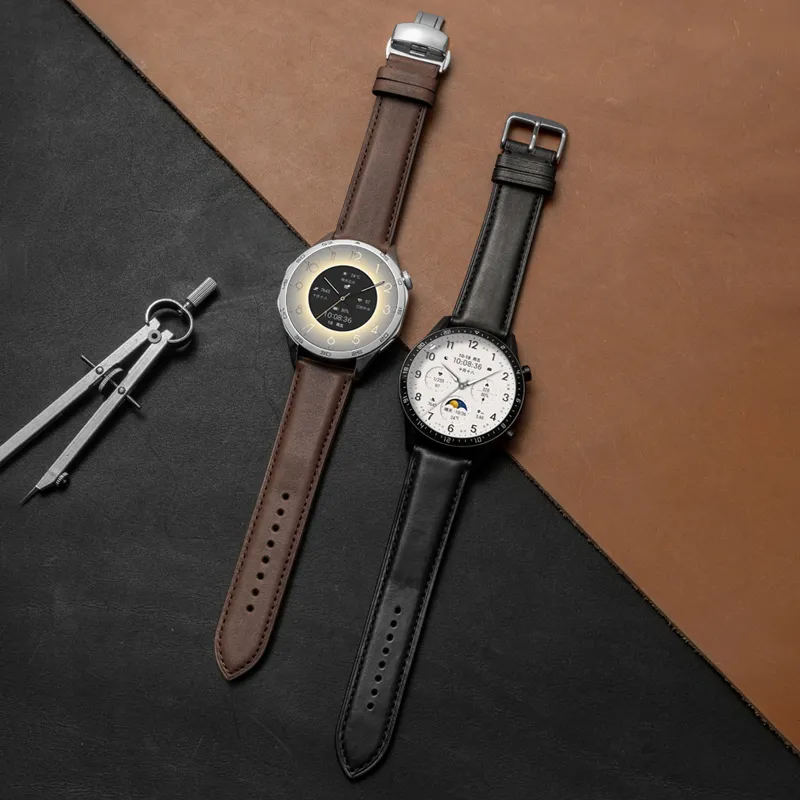 IStrap Huawei Compatibility Watch Band Cowhide Leather Material-7