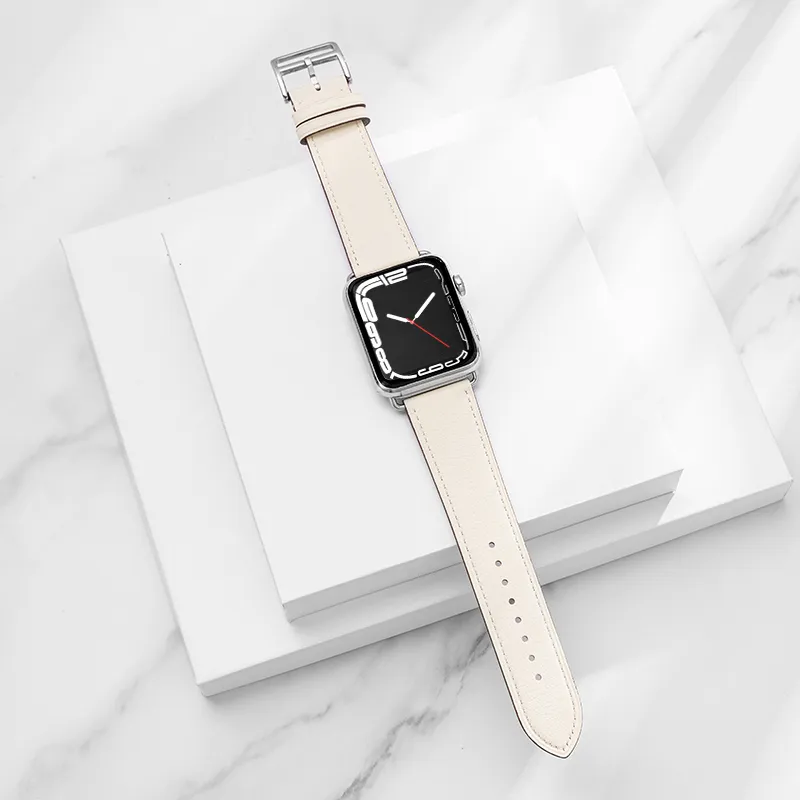 IStrap Apple Compatibility Watch Band Cowhide Leather Material-27