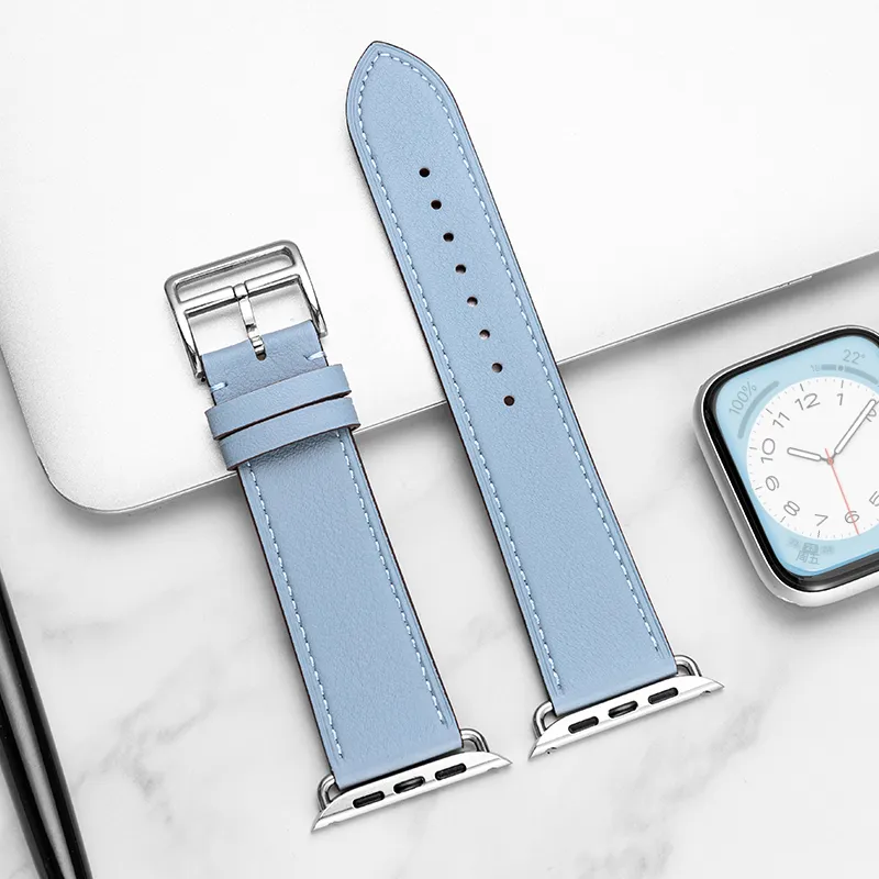 IStrap Apple Compatibility Watch Band Cowhide Leather Material-19