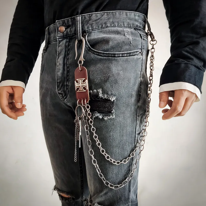 CHRROTA Metal Pants Chains Unisex-6