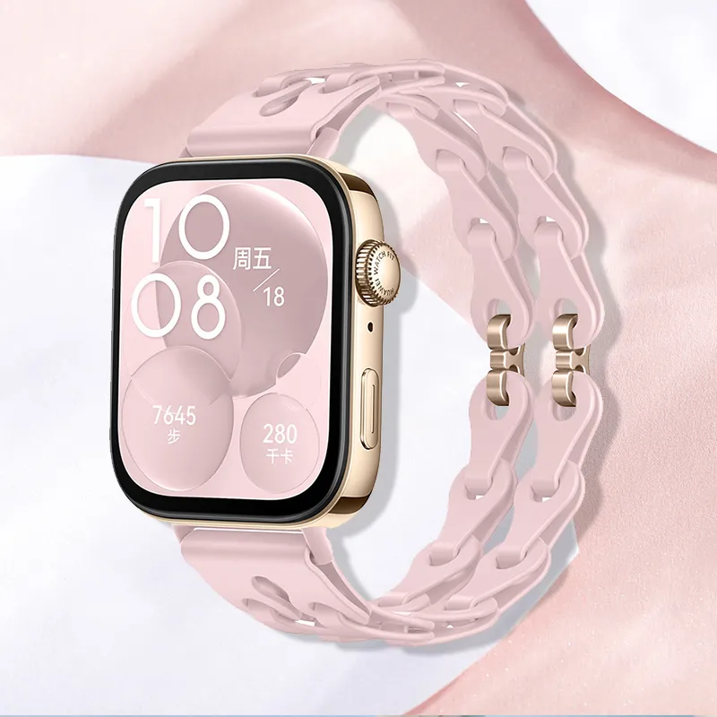 CHRROTA Watch Band Huawei Compatibility Silicone Material-10
