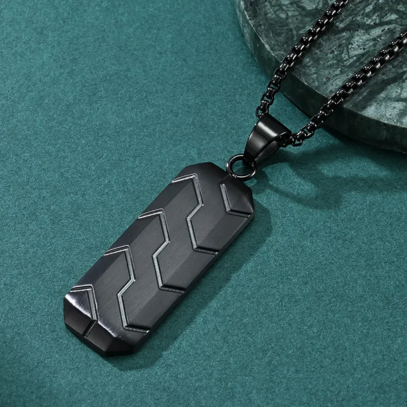 CHRROTA Titanium Steel Necklaces Men's-1