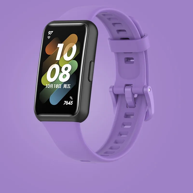 CHRROTA Watch Band Huawei Compatibility Silicone Material-1