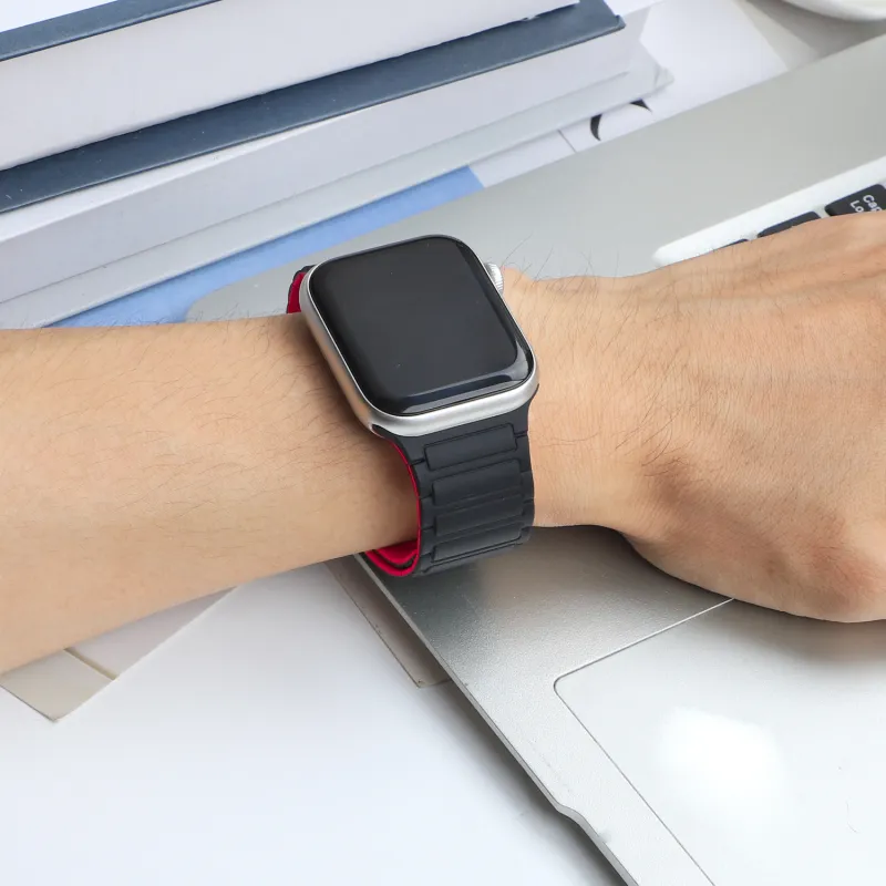 CHRROTA Watch Band Apple Compatibility Silicone Material-7