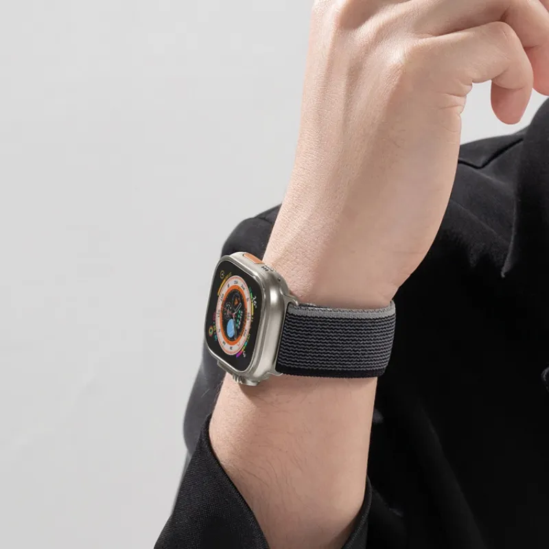 CHRROTA Watch Band Apple Compatibility Nylon Material-3