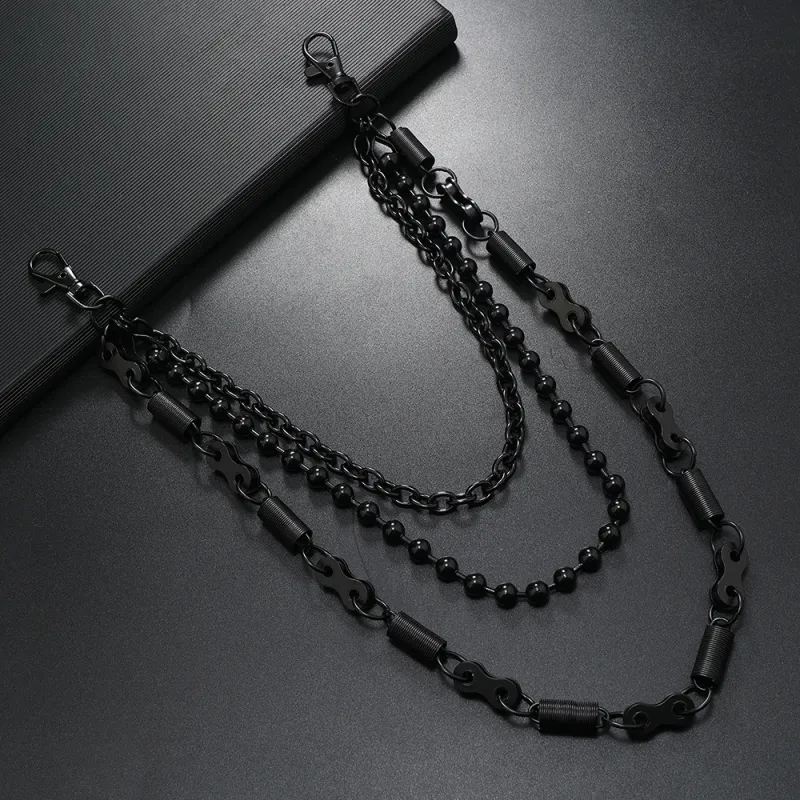CHRROTA Metal Pants Chains Unisex-2